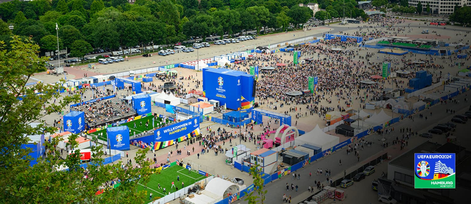 Projektbild GuestONE und UEFA Host City Hamburg